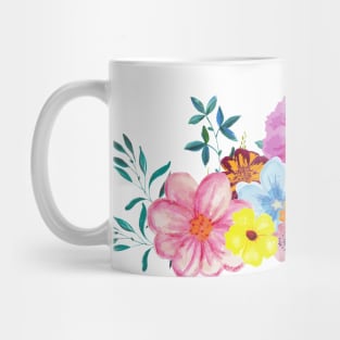 Cute aesthetic colorful Flowers Mug